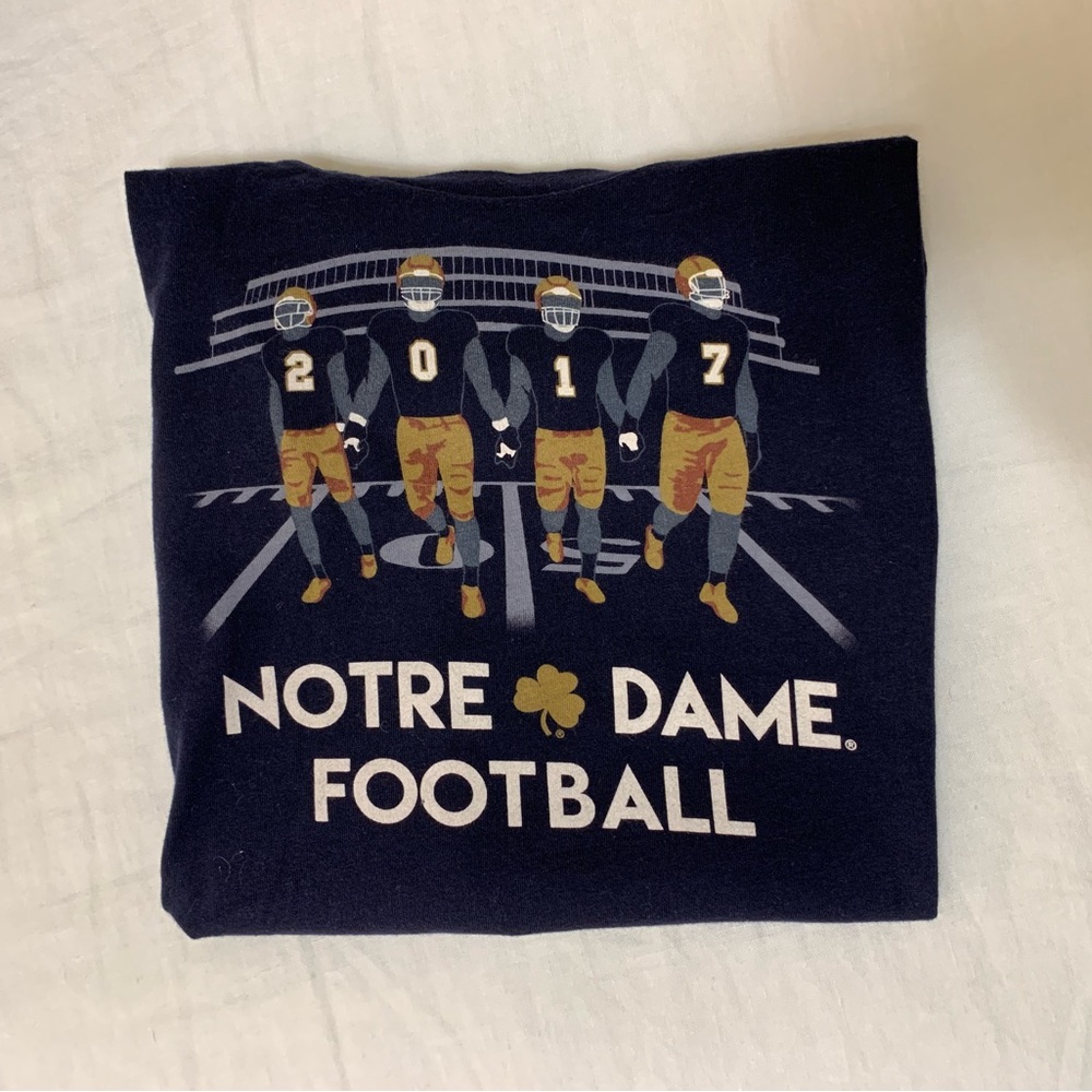 Notre Dame Football “The Shirt” 2017 Women’s Cut Size Medium.
